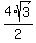 4%2Asqrt%283%29%2F2