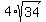 4%2Asqrt%2834%29