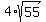 4%2Asqrt%2855%29