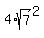 4%2Asqrt%287%29%5E2