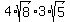 4%2Asqrt%288%29%2A3%2Asqrt%285%29+
