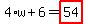 4%2Aw%2B6=highlight_red%28+54+%29