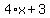 4%2Ax%2B3