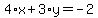 4%2Ax%2B3%2Ay=-2