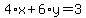 4%2Ax%2B6%2Ay=3