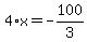 4%2Ax=-100%2F3
