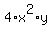4%2Ax%5E2%2Ay