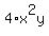 4%2Ax%5E2y