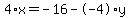 4%2Ax+=+-16+-+-4%2Ay
