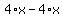 4%2Ax+-+4%2Ax
