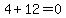 4%2B12=0