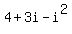 4%2B3i-i%5E2
