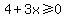 4%2B3x+%3E=+0+