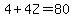 4%2B4Z=80