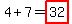 4%2B7=highlight%2832%29
