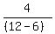 4%2F%28%2812-6%29%29