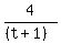 4%2F%28%28t%2B1%29%29
