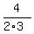 4%2F%282%2A3%29