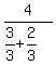 4%2F%283%2F3%2B2%2F3%29