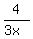 4%2F%283x%29