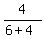 4%2F%286%2B4%29%29