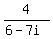 4%2F%286-7i%29