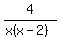 4%2F%28x%28x-2%29%29