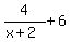 4%2F%28x%2B2%29%2B6