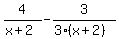 4%2F%28x%2B2%29-3%2F%283%28x%2B2%29%29