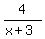 4%2F%28x%2B3%29