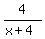 4%2F%28x%2B4%29