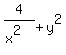 4%2F%28x%5E2%29%2By%5E2