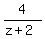 4%2F%28z%2B2%29
