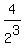 4%2F2%5E3