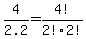 4%2F2.2=4%21%2F2%212%21