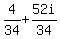 4%2F34%2B52i%2F34