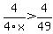 4%2F4x+%3E+4%2F49