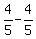 4%2F5-4%2F5+