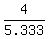 4%2F5.333