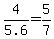 4%2F5.6+=+5%2F7
