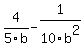 4%2F5b+-+1%2F10b%5E2