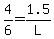 4%2F6=1.5%2FL