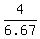 4%2F6.67