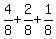 4%2F8%2B2%2F8%2B1%2F8