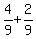 4%2F9%2B2%2F9