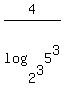 4%2Flog%282%5E3%2C5%5E3%29