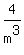 4%2Fm%5E3