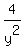4%2Fy%5E2