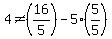 4%3C%3E%2816%2F5%29-5%285%2F5%29