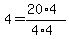 4=%2820%2A4%29%2F%284%2A4%29